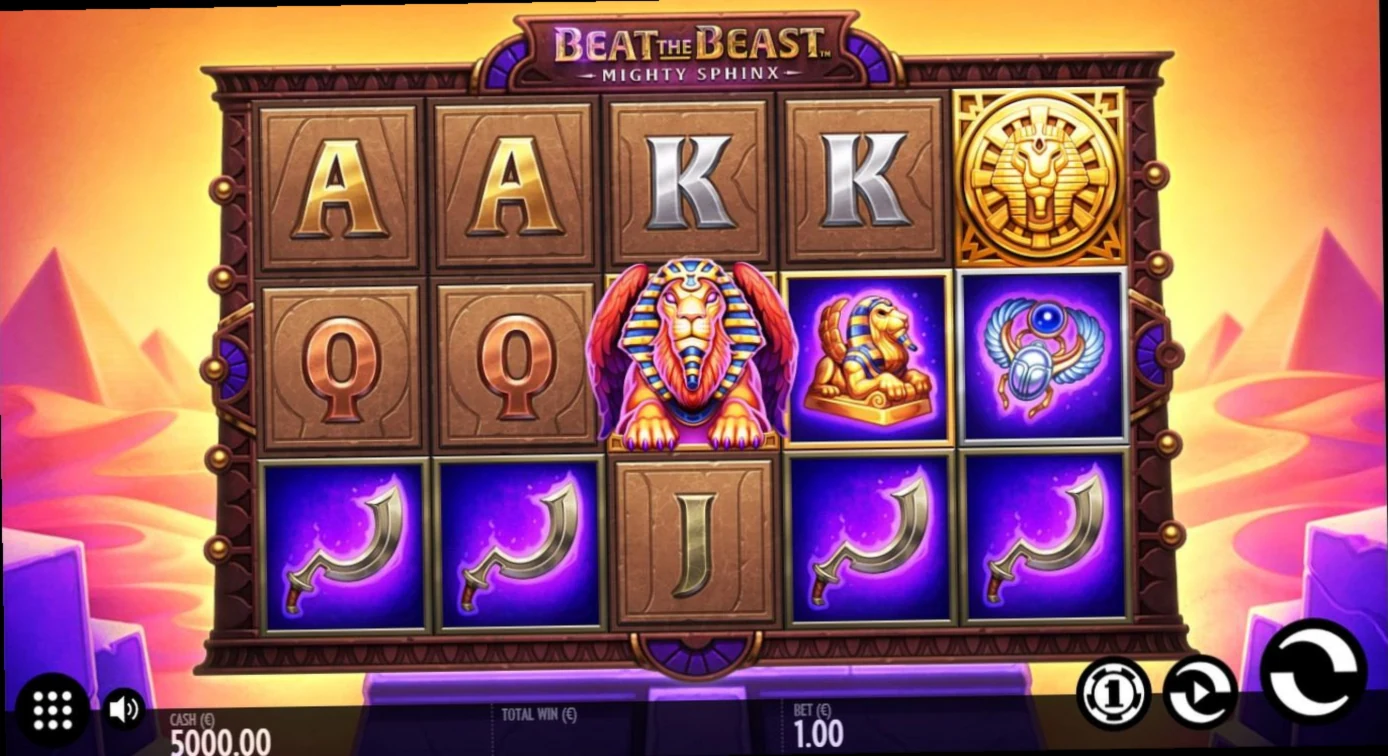 Beat the Beast: Mighty Sphinx von Thunderkick